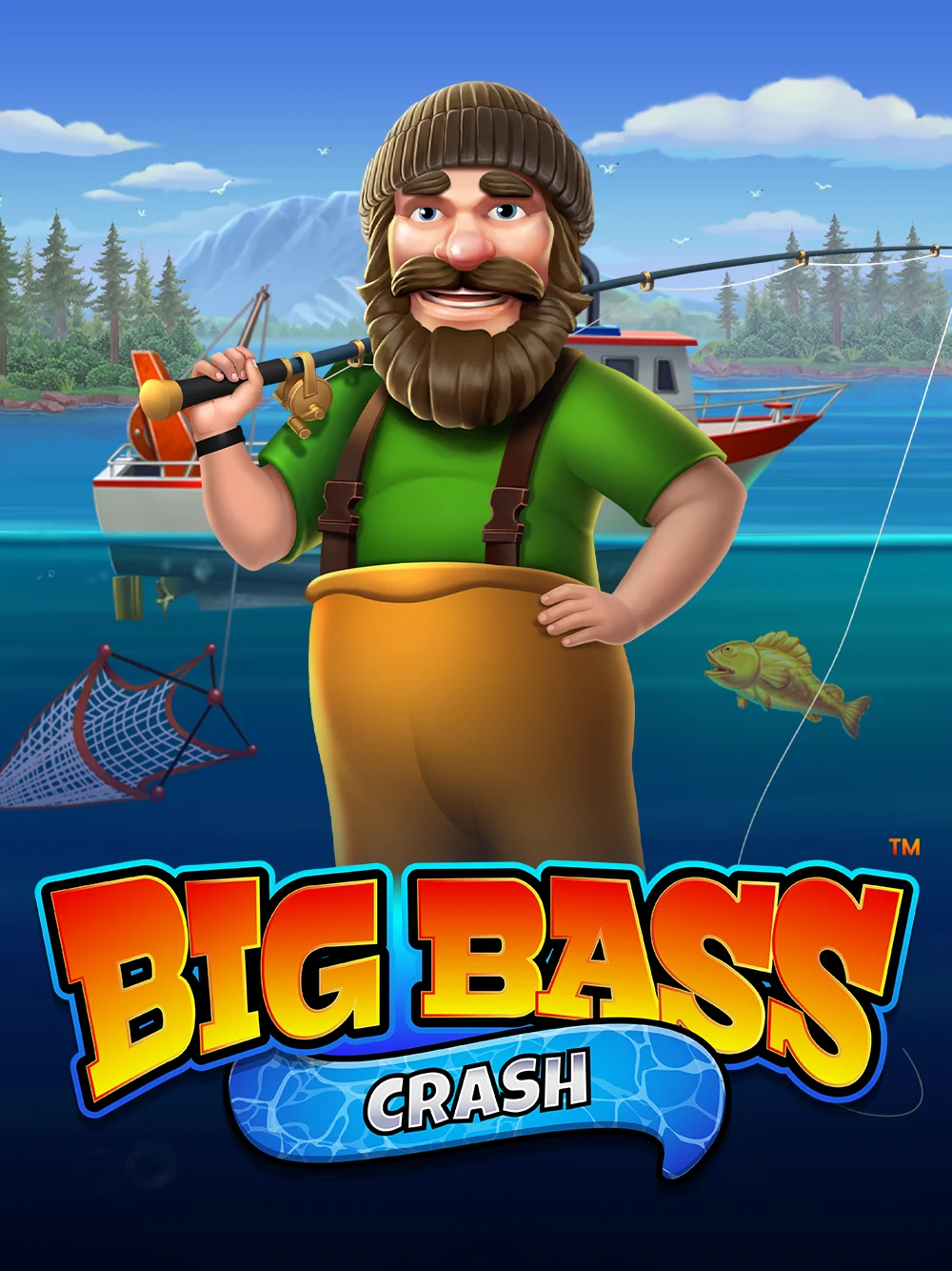 Juego con temática de pesca y acción crash
