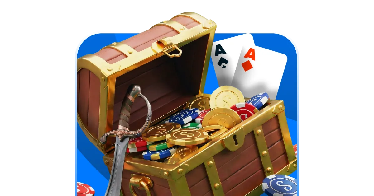 Tarjeta de casino con acento de neón y fondo oscuro